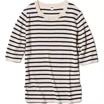 Футболка Uniqlo, молочно-белый