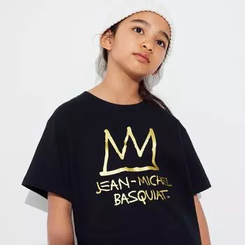 Футболка UNIQLO Ny Pop Art Ut с графикой, черный