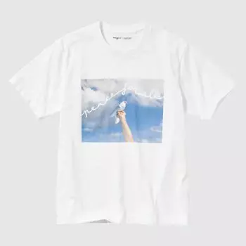 Футболка Uniqlo Peace For All Cristina de Middel, белый