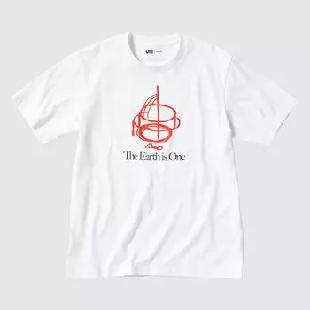 Футболка Uniqlo Peace For All Tadao Ando, белый