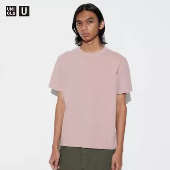 Футболка Uniqlo с коротким рукавом, розовый