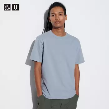 Футболка Uniqlo с коротким рукавом, синий