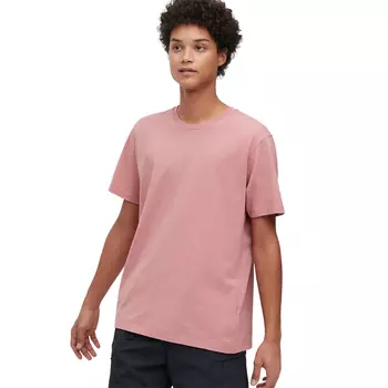 Футболка Uniqlo Supima Cotton Crew Neck Short Sleeved, светло-розовый