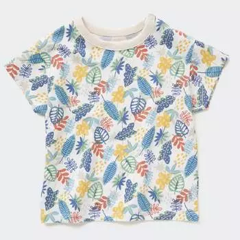 Футболка Uniqlo Toddler Dry Short, зеленый