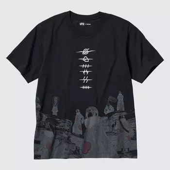 Футболка Uniqlo UT Archive Naruto Graphic T-Shirt, черный