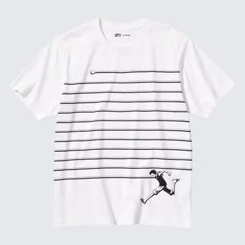 Футболка Uniqlo UT Archive One Piece Graphic T-Shirt, белый