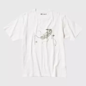 Футболка Uniqlo UT Japanese Art, белый
