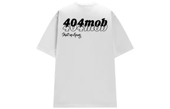 Футболка унисекс 404MOB GANG, Белый