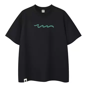 Футболка унисекс 714STREET, темно-синий/темно-синий/женский