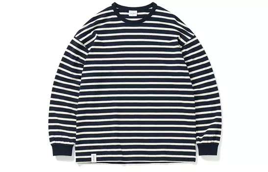 Футболка унисекс 714STREET, White Base Blue Stripes Pattern