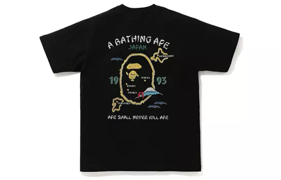 Футболка унисекс A Bathing Ape, черный