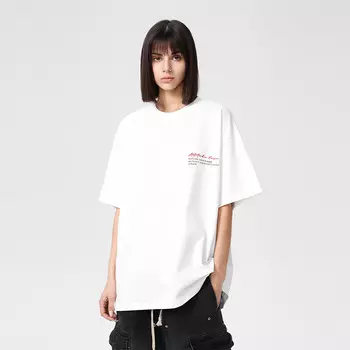 Футболка унисекс A Chock, белый