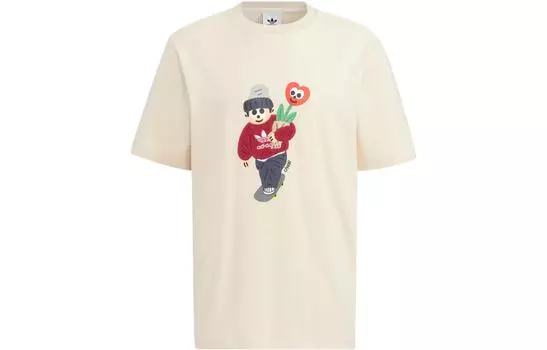 Футболка унисекс adidas originals, Бежевый