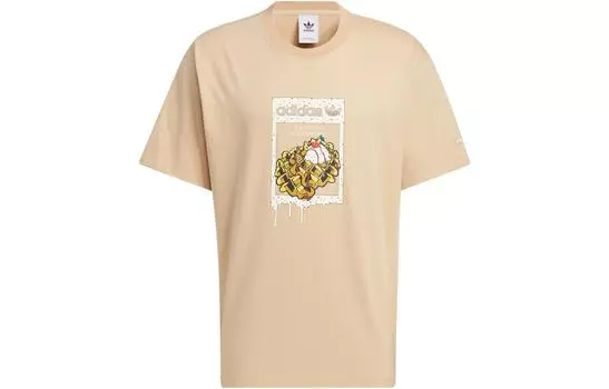 Футболка унисекс Adidas Originals, цвет Beige