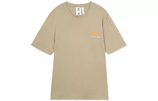 Футболка унисекс Adidas Originals, цвет Brown