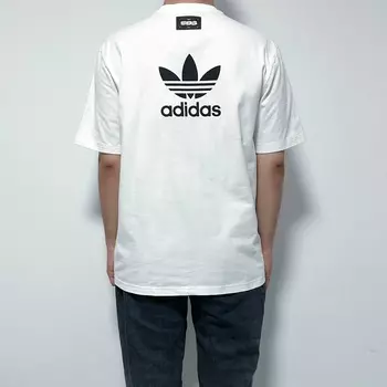 Футболка унисекс Adidas Originals, цвет Cheese strips white