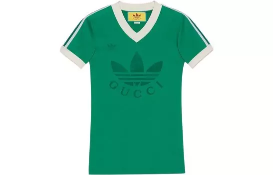 Футболка унисекс Adidas Originals X Gucci, зеленый