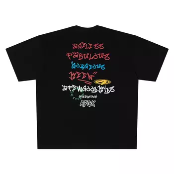 Футболка унисекс Afgk, Серый