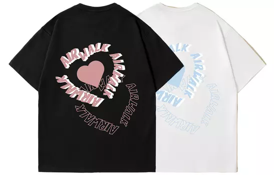 Футболка унисекс Airwalk, 2 Pack (White+Gray)