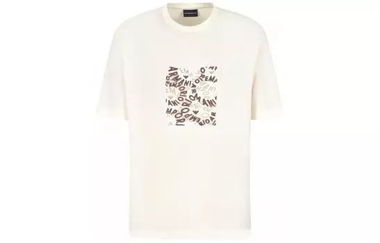 Футболка унисекс экрю EMPORIO ARMANI, Ecru