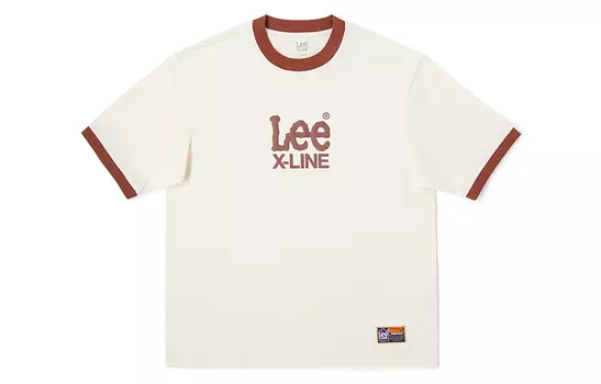 Футболка унисекс экрю Lee, Ecru