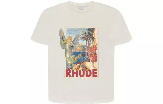 Футболка унисекс экрю RHUDE, Ecru