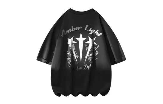 Футболка унисекс AMBER LIGHT, черный