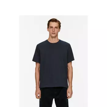 Футболка унисекс Arket с круглым вырезом, темно-синий