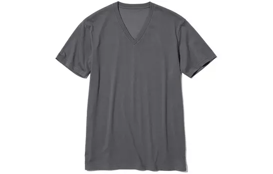 Футболка унисекс Асфальт Серый Uniqlo, серый