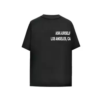 Футболка унисекс Askyurself, черный