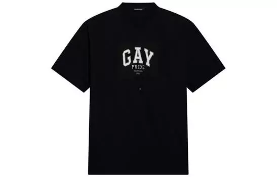 Футболка Balenciaga Pride 2021, черный