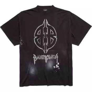 Футболка Balenciaga Metal, черный