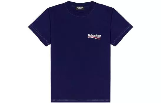 Футболка унисекс Balenciaga, синий