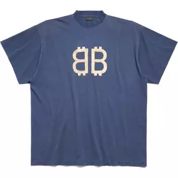 Футболка унисекс Balenciaga, синий