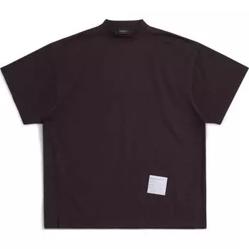 Футболка Balenciaga, темно-коричневый