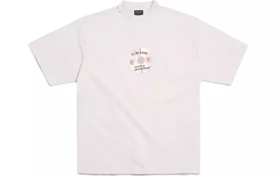 Футболка унисекс Balenciaga, кремовый