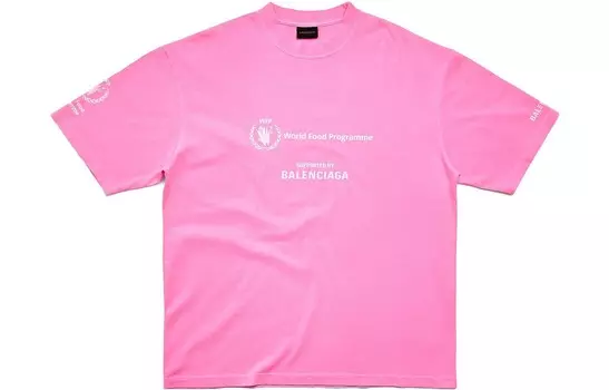 Футболка унисекс Balenciaga, розовый