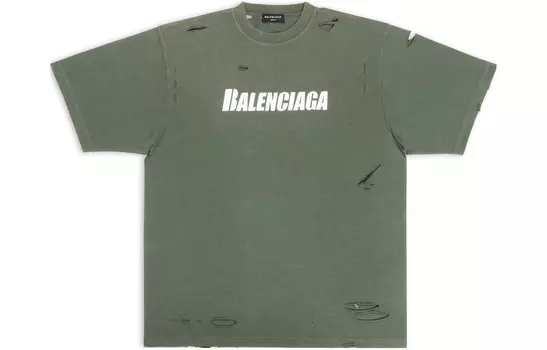 Футболка унисекс Balenciaga, зеленый