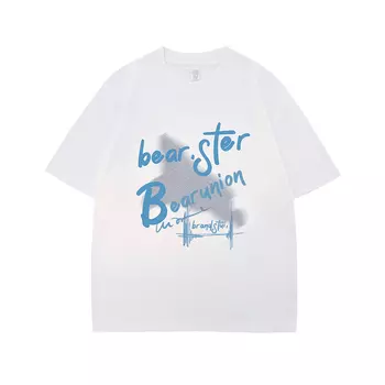 Футболка унисекс BEAR UNION, белый
