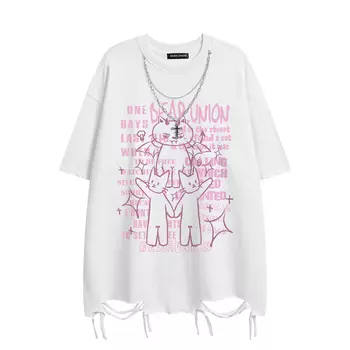 Футболка унисекс BEAR UNION, белый