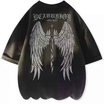 Футболка унисекс BEAR UNION, Navy Blue Long-Sleeved