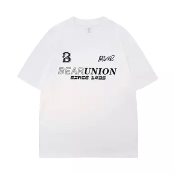 Футболка унисекс BEAR UNION, розовый