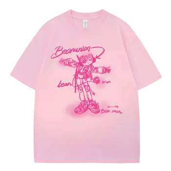 Футболка унисекс BEAR UNION, розовый