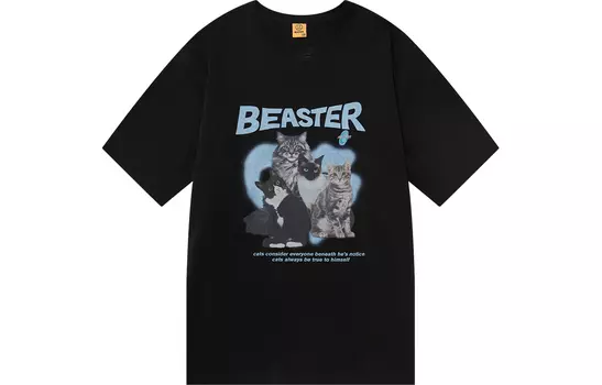 Футболка унисекс BEASTER, Черный