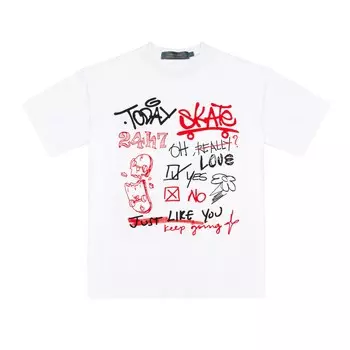 Футболка унисекс белая 24H7, белый