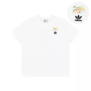 Футболка унисекс белая Adidas Originals, белый