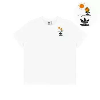 Футболка унисекс белая Adidas Originals, белый