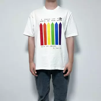 Футболка унисекс белая Adidas Originals, белый