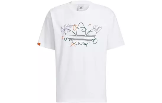 Футболка унисекс белая Adidas Originals, белый