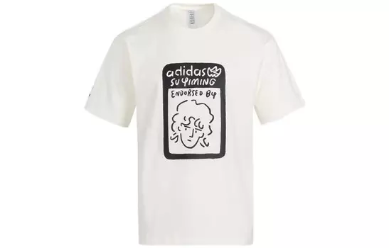 Футболка унисекс белая Adidas Originals, белый